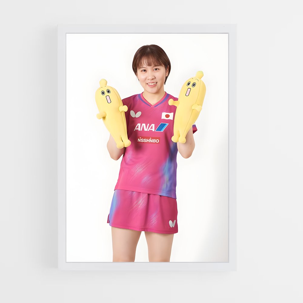 Poster Double Banane – affiche Tennis de table (vue 3)